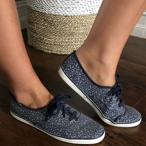 Blue floral Ked sneakers